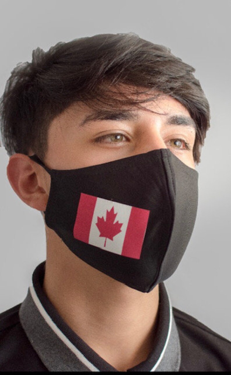 3Pack Canadian Flag Face Masks Etsy