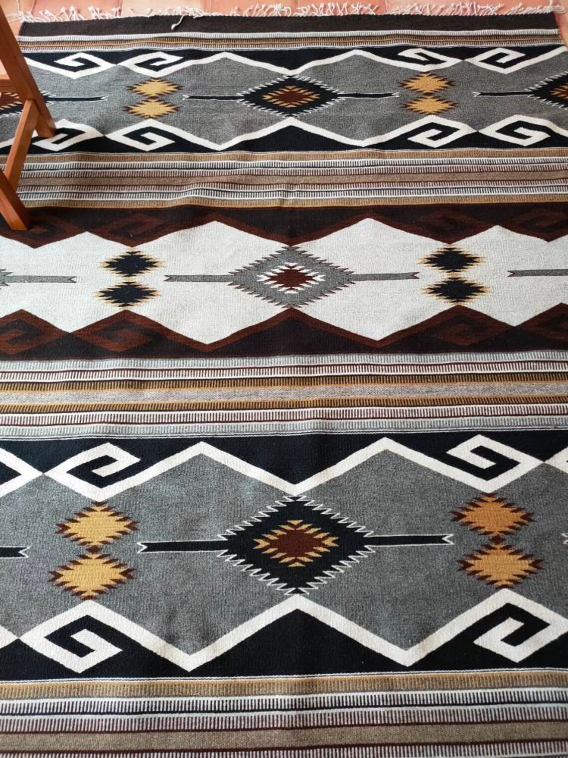 Authentic Zapotec Area Rug Cielo Zapoteco 100 Sheep Wool Etsy