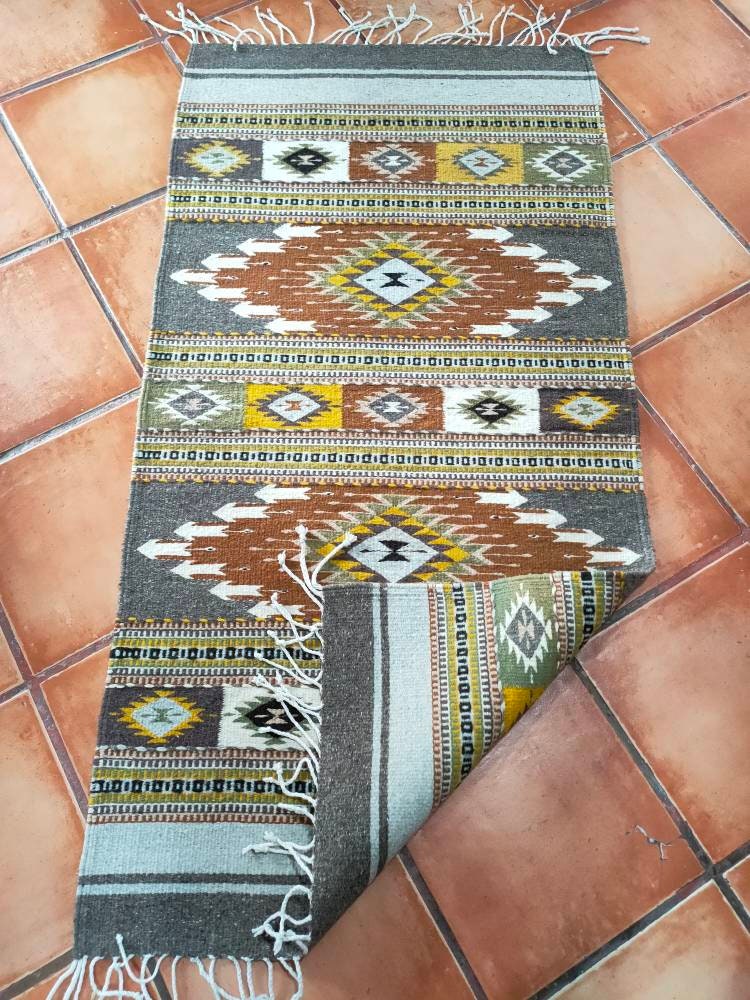 Authentic Zapotec Rug (maguey) Old Traditional Pattern {agave}*zapotec ...