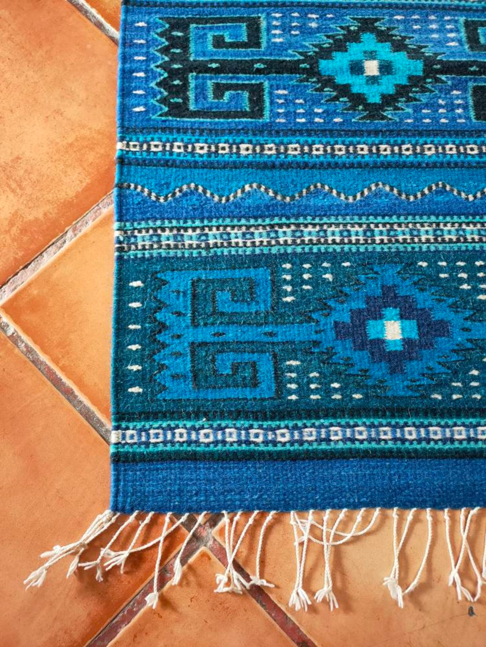 Authentic Zapotec Rug Teotitlán Del Valle Old Traditional Etsy