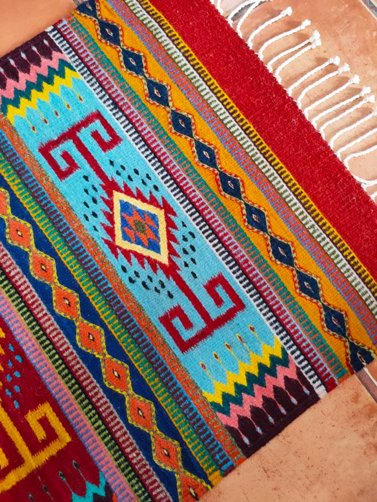 Authentic Zapotec Rug Teotitlán Del Valle Traditional Etsy UK