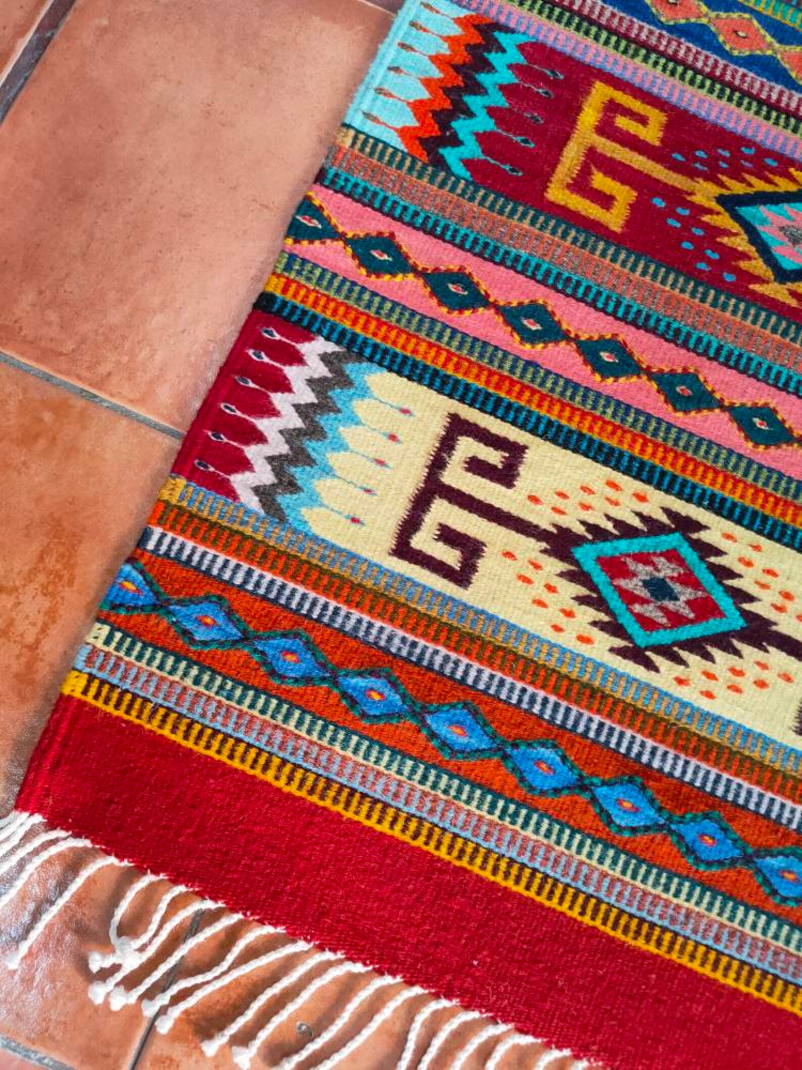 Authentic Zapotec Rug Teotitlán Del Valle Traditional Etsy UK