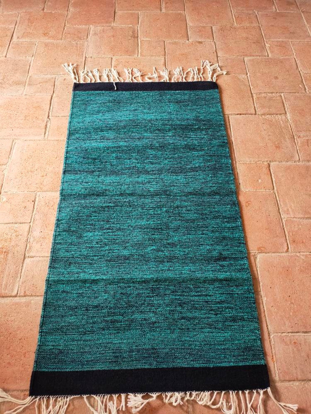 Authentic Zapotec Rug Tradición Moderna 100wool and Natural Dyes. 32in