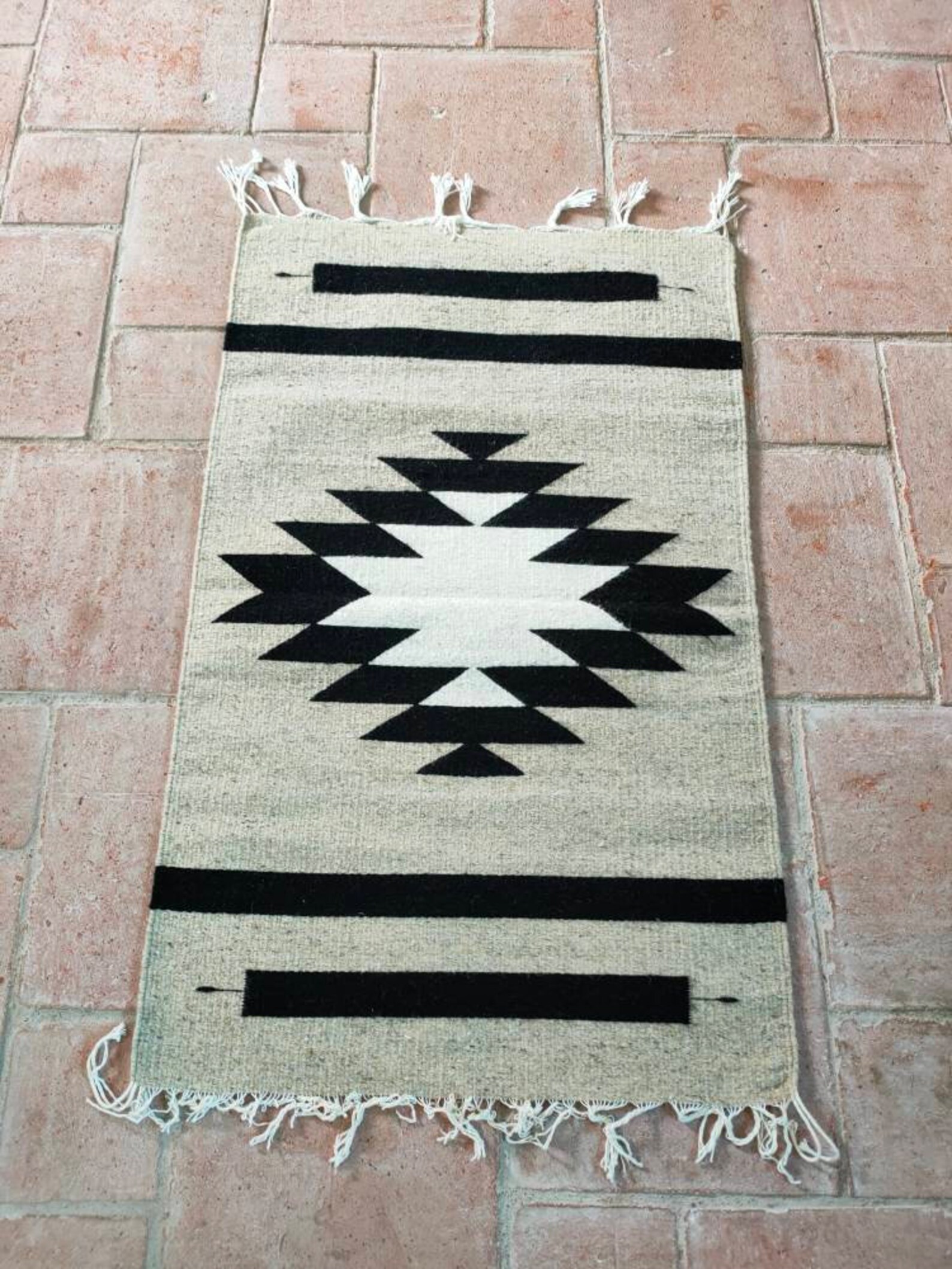 Authentic Zapotec Rug Agave 100 Wool and Natural Dyes. Etsy
