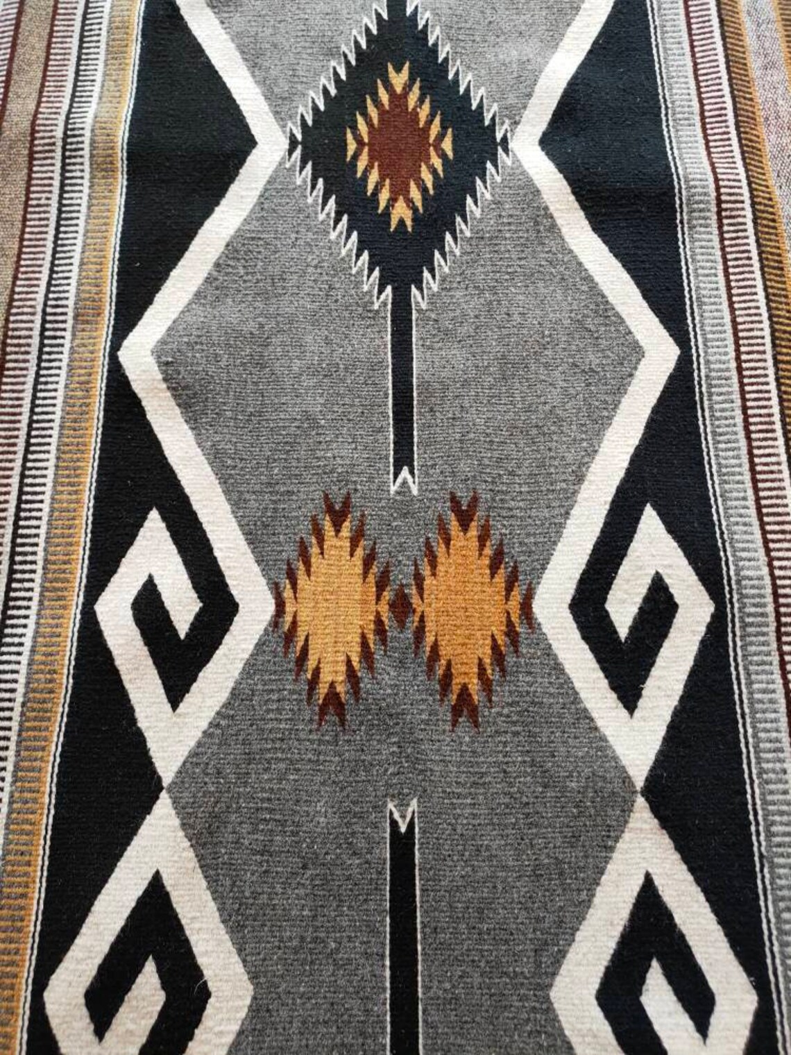 Authentic Zapotec Area Rug Cielo Zapoteco 100 Sheep Wool Etsy