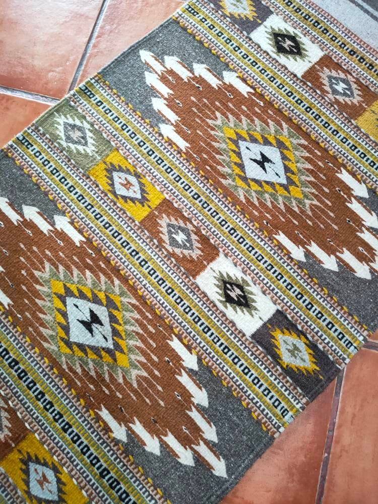 Authentic Zapotec Rug (maguey) Old Traditional Pattern {agave}*zapotec ...