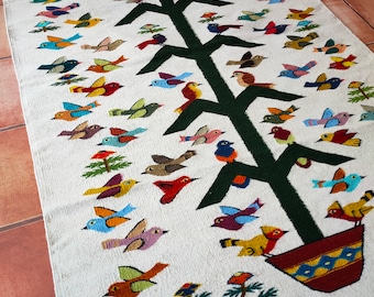 Authentic Zapotec Rug (Tree Of Life) *Tree Of Life* ~Unique~ 100% Wool and Natural Dyes