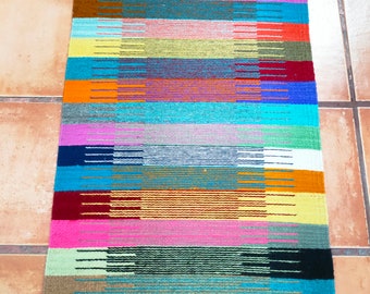 Zapotec Rug ( Moderno ) 100%Wool & Organic Dyes. 24"in W x 39"in L.