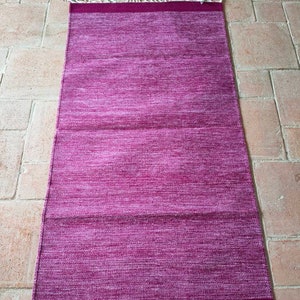 Autentico tappeto zapoteco (tradizione moderna) 100% lana e coloranti naturali. 32"L x 60"L.