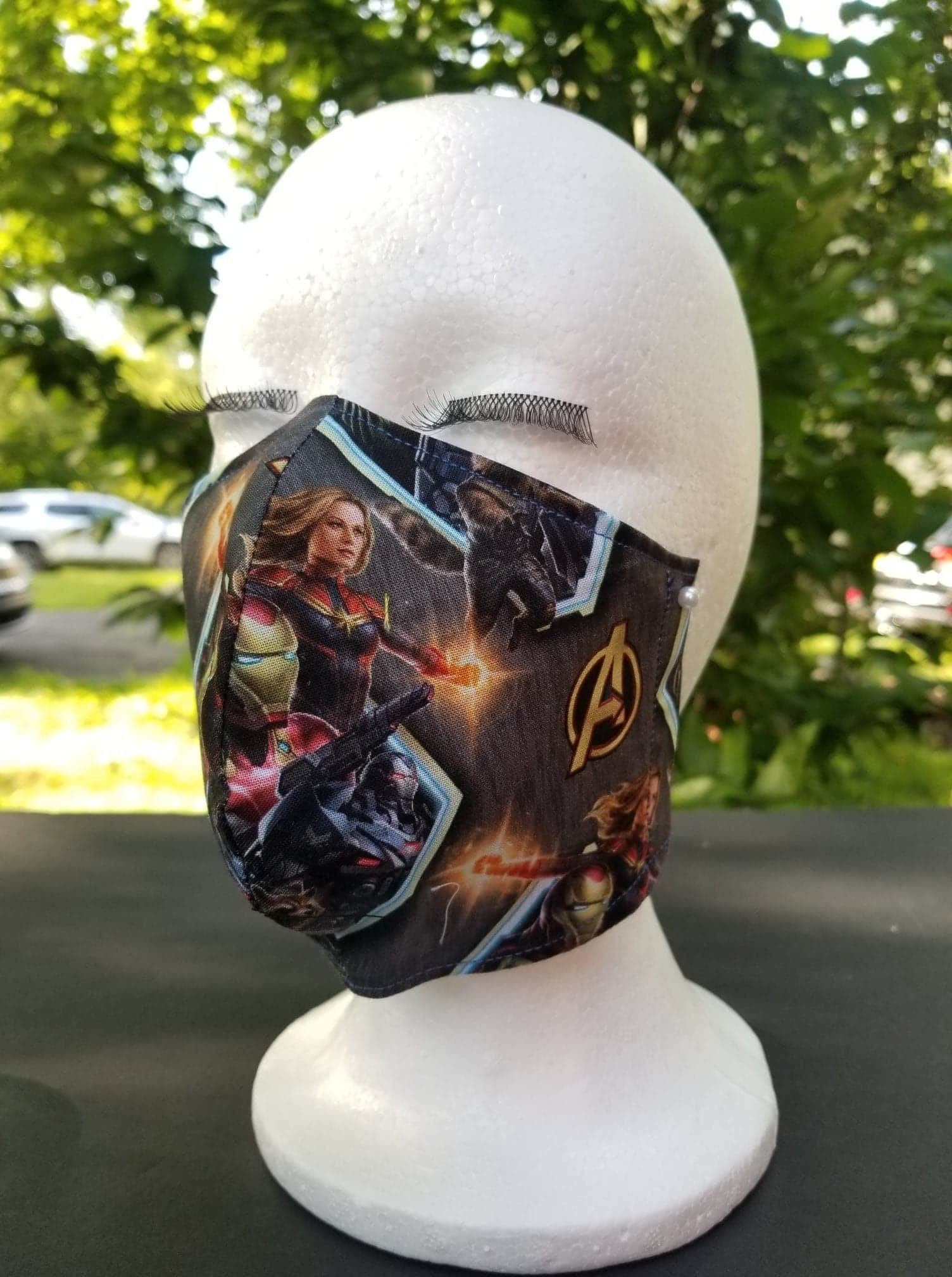 Marvels Avengers Face Mask Etsy