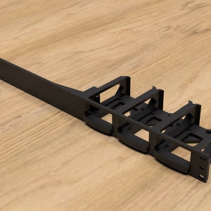 Rack mount for 3x RaspberryPi 3b / 4's (Modular)