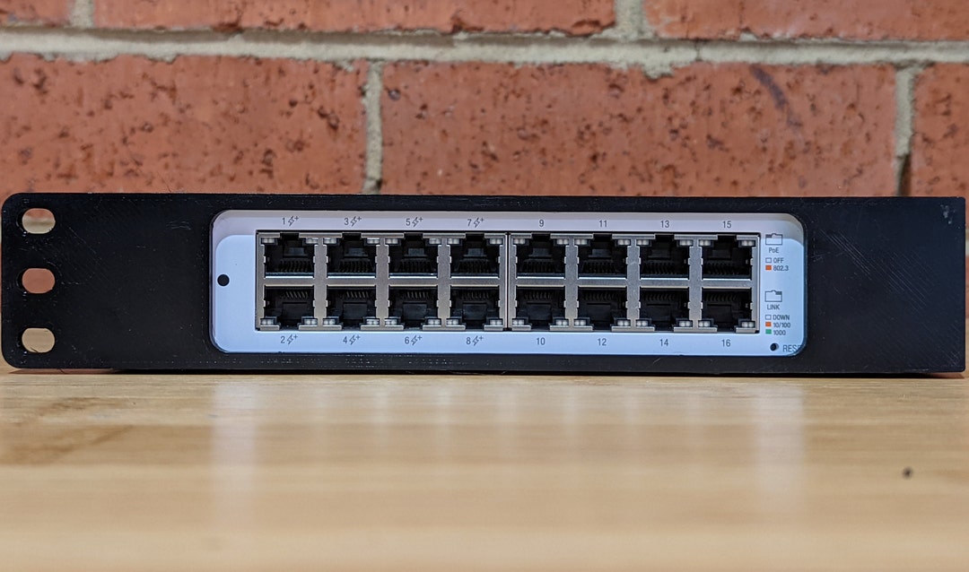 Rack Mount for Ubiquiti Unifi Switch Lite 16 Poe (USW-LITE-16-POE