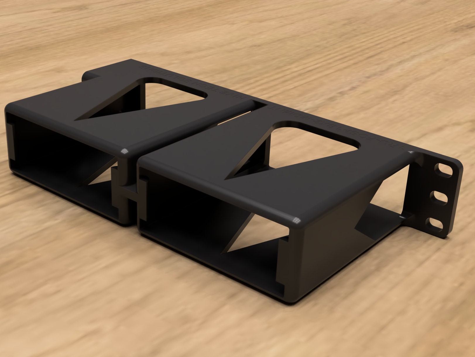Stereo Rack Mount Rack Mount for 2x Fosi Audio V1.0B Amps (modular) - Etsy
