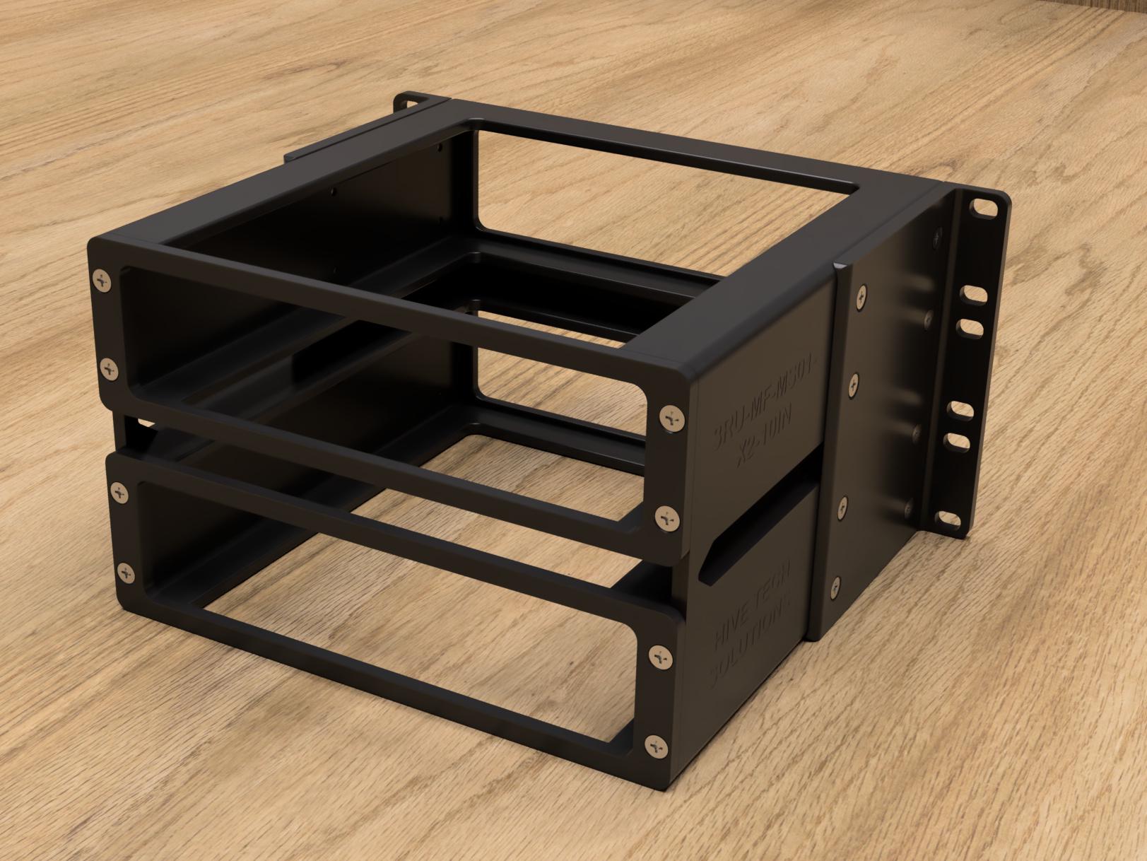 Ms Rack Mount 10 Inch Rack Mount for 2 Minisforum MS-01/MS-A2 Workstations - Etsy