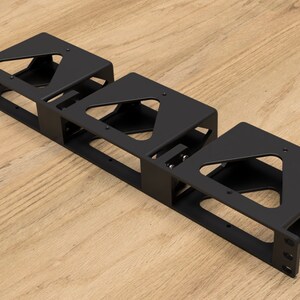 1U Rack Mount for 3x Intel NUC Pro Slim PCs