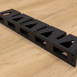 1U Rack Mount for 5x Blackmagic Design Optical Fiber 12G Mini Converters