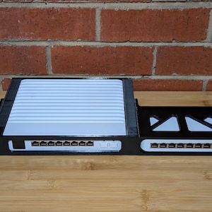 Rack mount for Ubiquiti Unifi Enterprise Switch 8 PoE and Switch Lite 8