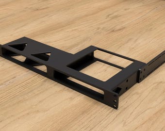 Rack mount for Ubiquiti Unifi Flex 2.5G PoE and Dell Optiplex Mini PC