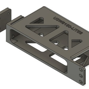 Rack mount for Ubiquiti Unifi Switch 8 150W and Unifi Switch Lite 8