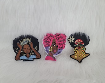 Discontinued Patch Designs, Afro Girl