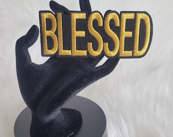 Embroidered Christian Iron-On Patches: Faith-Based Applique Set