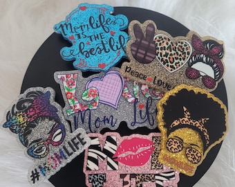 Discontinued Acrylic Bogg Bag Charms: Beach Tote Accessories