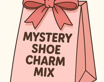 Discontinued 15 or 30 Piece Mystery Shoe Charm Mix, Random Shoe Charms