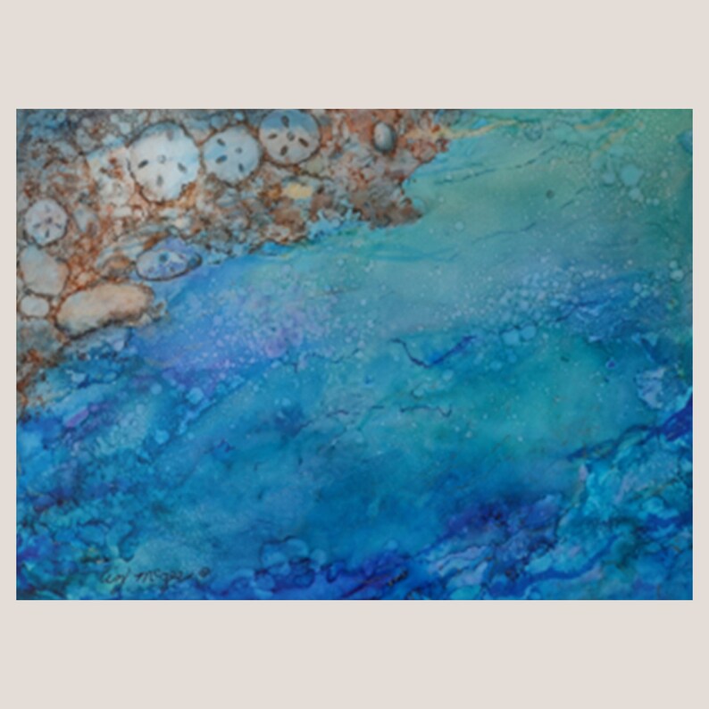 ALCOHOL INK #15 Beach Glass - Etsy