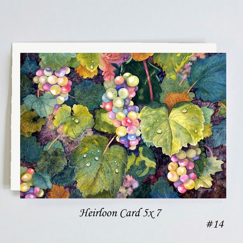 HEIRLOOM CARDS 5x 7 Choose From 15 Printed Designs of Original