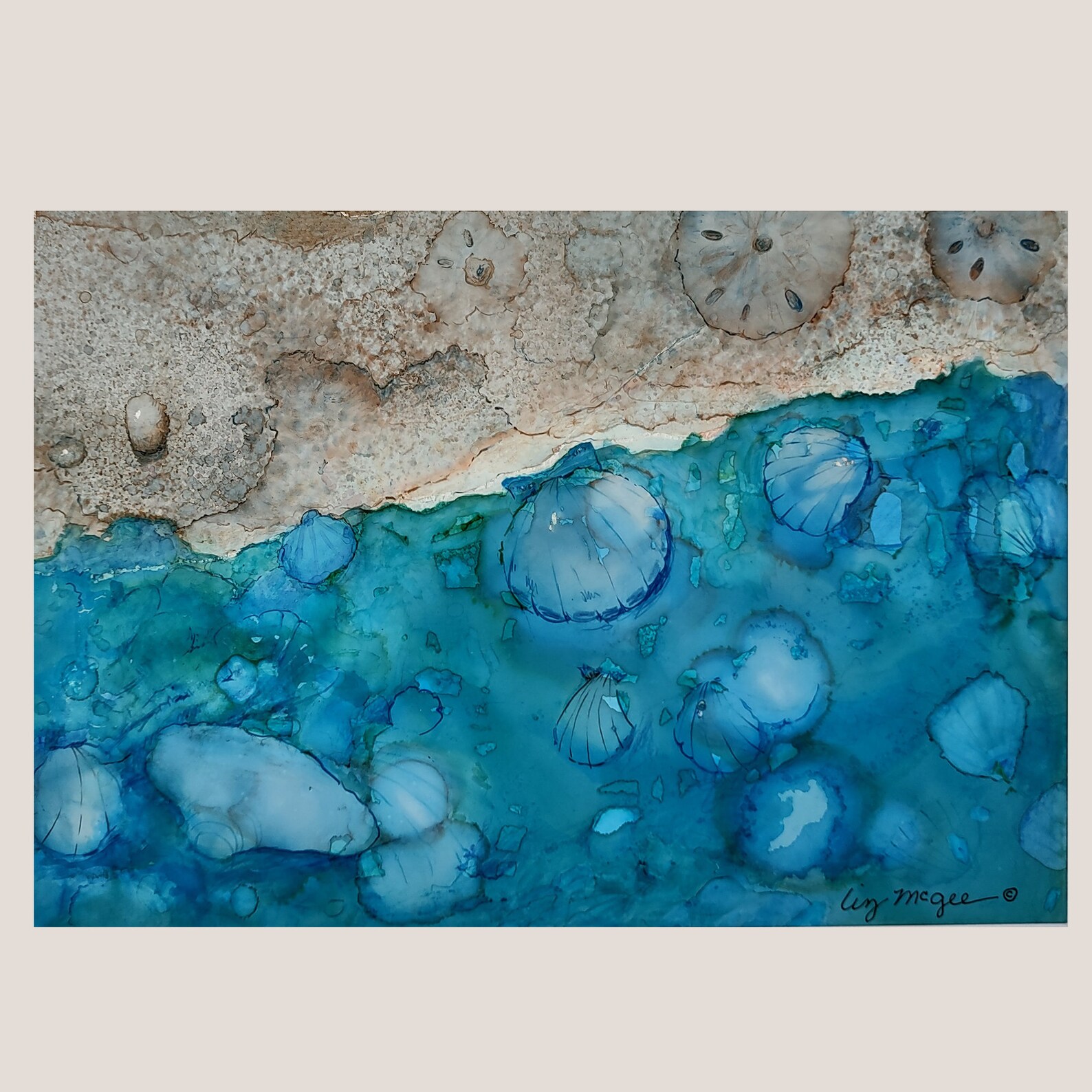 ALCOHOL INK #15 Beach Glass - Etsy