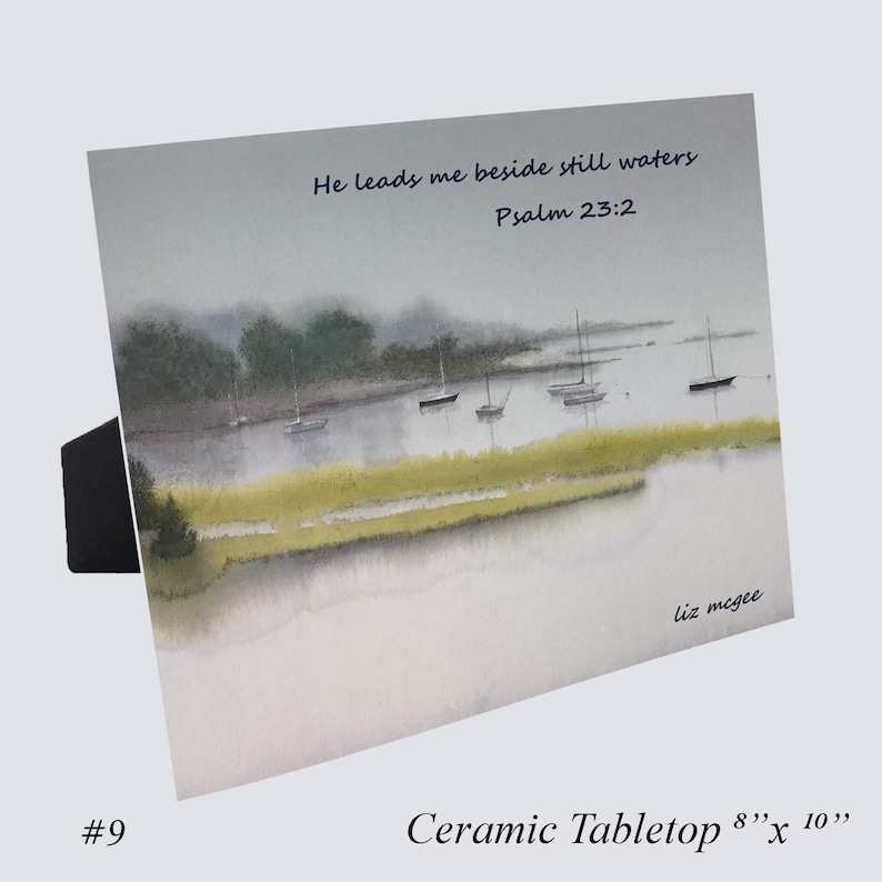 CERAMIC TABLETOP DECOR Original Watercolor on Etsy