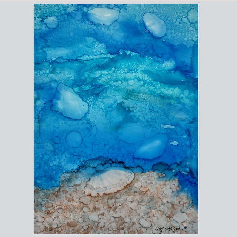 ALCOHOL INK 4 Beach Glass4 image 3