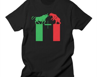 Bulls vs. Bears: Face-off on the Evening Star – T-Shirt