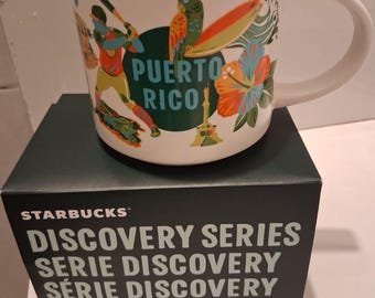 2026 Starbucks Puerto Rico Collector's 14 fl oz Ceramic Coffee Mug, with Box
