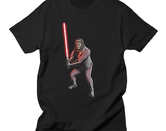 Damn Dirty Ape with a Light Saber II – T-Shirt