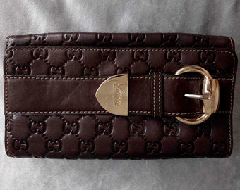 Gucci Signature Romy Clutch, 100% Authentic
