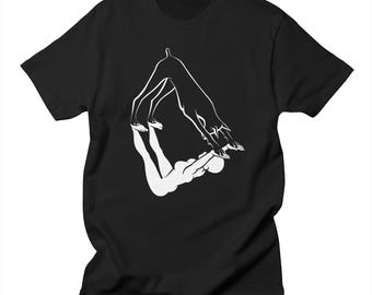 Downward Dog 2, Black – T Shirt