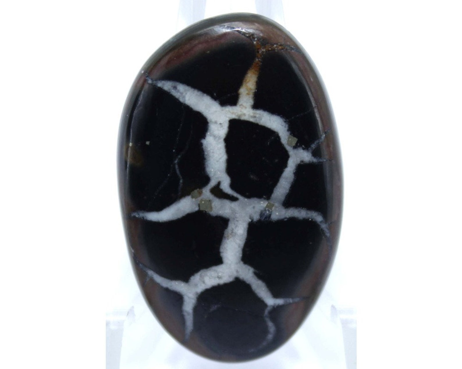 35.30 Karat Wunderschöner schwarzer ovaler Cabochon lose | Etsy