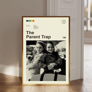 Poster di The Parent Trap, Download digitale di The Parent Trap, Arte moderna di metà secolo, Stampe artistiche di film, Poster retrò, Arredamento per la casa, Stampa digitale