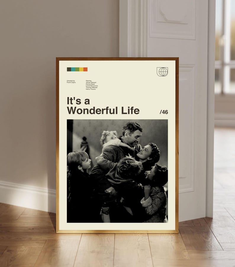 It's a Wonderful Life Movie Poster, It's a Wonderful Life Print, Mid ...
