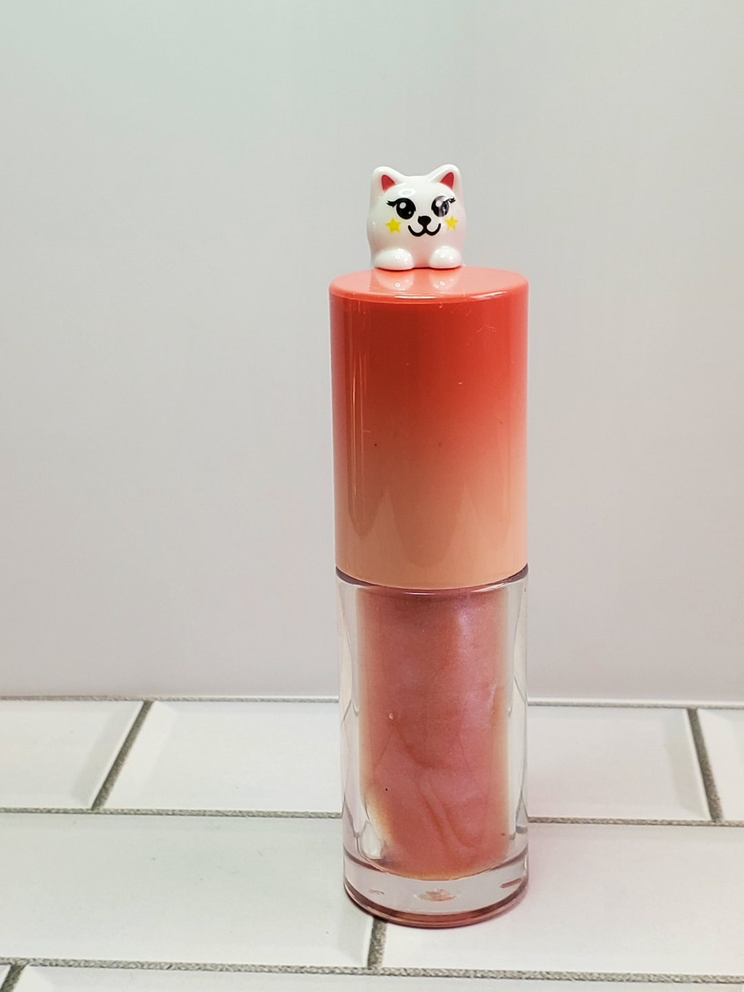 Pink Lip Gloss/fun Girls Lipgloss/handmade Beauty/cat Lovers/berry