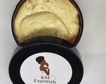 Shea Mango Körperbutter, Kräuteraufguss, Ekzem Relief (8 oz)