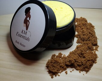 Süße braune Zuckerpeitsche Körperbutter