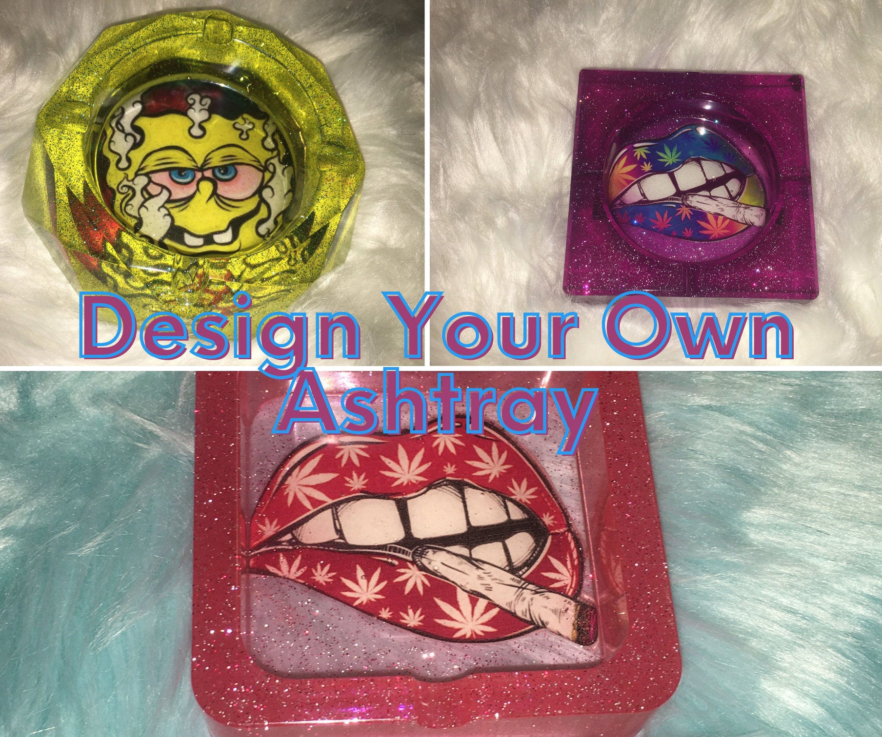 Custom Ashtray Etsy