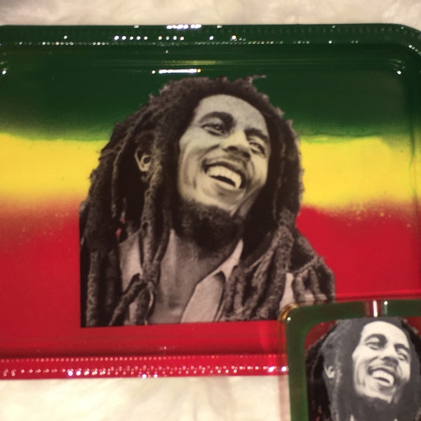 Bob Marley Rolling Tray Set