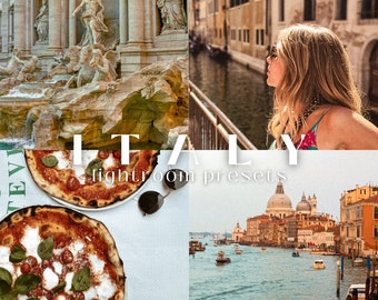 ITALY: 4 Lightroom Mobile & Desktop Presets / Travel Presets / Aesthetic Presets / Summer Presets / Instagram Filters / Lifestyle Presets