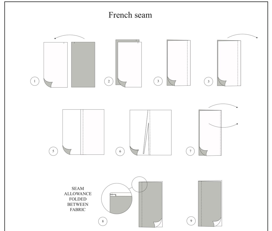 Vintage V Neck Slip Dress PDF XXSXXL Etsy