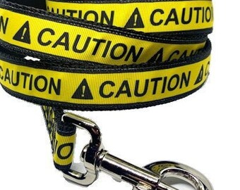 caution dog leash