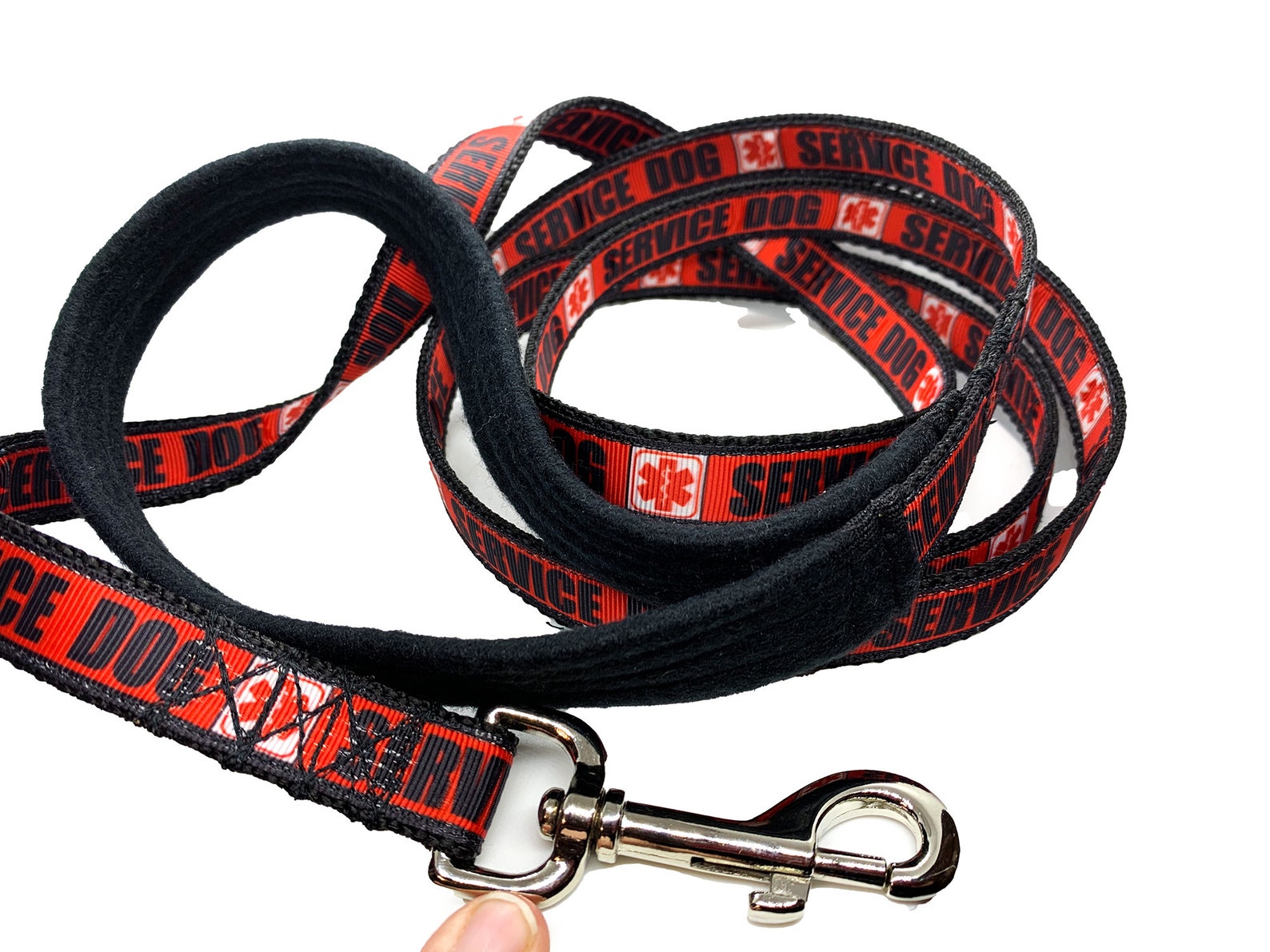 Small Service Dog Leash 3/4 inch width choose your length Etsy