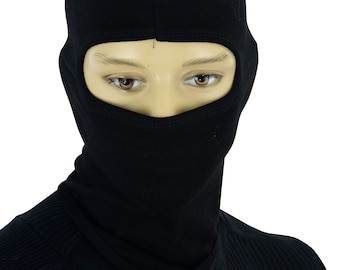 Cuircon 2 Pack 100% Cotton Balaclava Face Mask for Men and Women Skiing, Snowboarding, Motorcycle, UV Protection Auto Racing Wind Protection